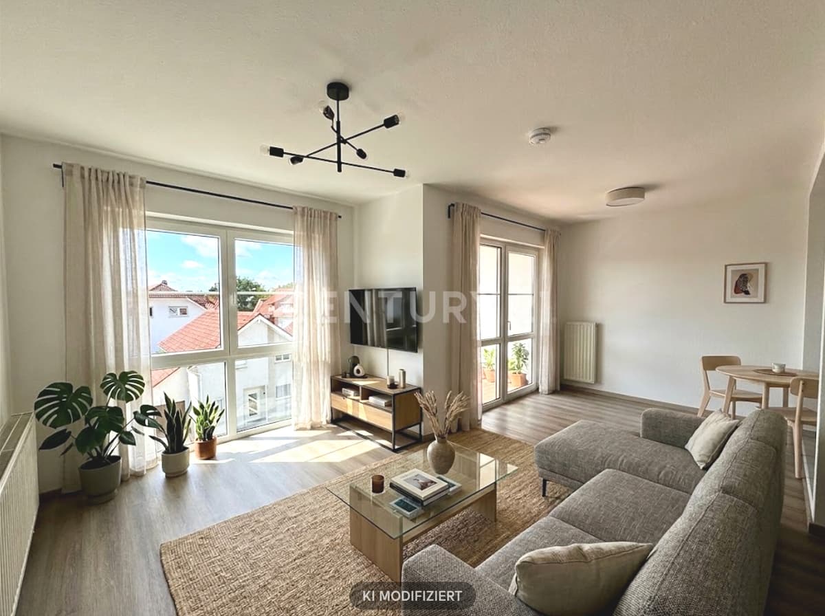 Helles Zwei-Zimmer-Glück